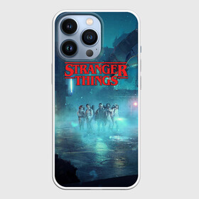 Чехол для iPhone 13 Pro с принтом Очень странные дела в Петрозаводске,  |  | the stranger things | восьмидесятые | дастин хендерсон | майк уилер | монстр | монстры | оди | одиннадцать | очень странные дела | ретро | сериал | сериалы | ужасы | уилл байерс