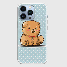 Чехол для iPhone 13 Pro с принтом милый песик в Петрозаводске,  |  | cute | dog | doggy | арт | животные | картинка | милая | милый | пес | песик | псина | пушистик | рисунок | собака | собачка