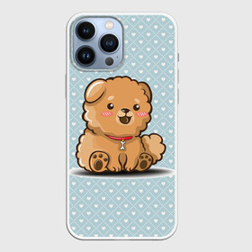 Чехол для iPhone 13 Pro Max с принтом милый песик в Петрозаводске,  |  | cute | dog | doggy | арт | животные | картинка | милая | милый | пес | песик | псина | пушистик | рисунок | собака | собачка