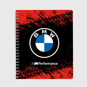 Тетрадь с принтом BMW БМВ в Петрозаводске, 100% бумага | 48 листов, плотность листов — 60 г/м2, плотность картонной обложки — 250 г/м2. Листы скреплены сбоку удобной пружинной спиралью. Уголки страниц и обложки скругленные. Цвет линий — светло-серый
 | Тематика изображения на принте: 2020 | auto | b m w | bmv | bmw | car | logo | moto | performance | power | series | sport | авто | б м в | бмв | игра | игры | иьц | лого | логотип | марка | машина | мото | мотоцикл | павер | перфоманс | серии | серия | символ | спорт