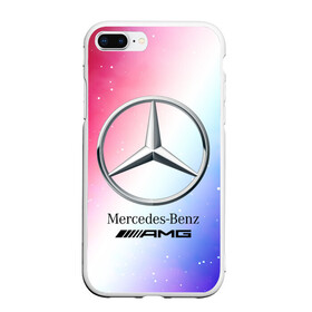 Чехол для iPhone 7Plus/8 Plus матовый с принтом MERCEDES МЕРСЕДЕС в Петрозаводске, Силикон | Область печати: задняя сторона чехла, без боковых панелей | amg | auto | bens | benz | logo | merc | mercedes | mercedes benz | mersedes | moto | new | star | vthctltc | авто | амг | бенц | звезда | класс | лого | логотип | мерин | мерс | мерседес | мерседес бенц | мото | новый | символ | символы | ьуксуву