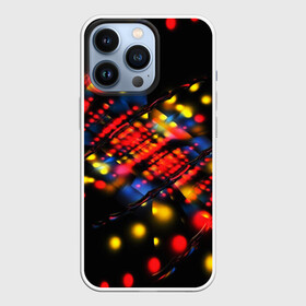 Чехол для iPhone 13 Pro с принтом Fractal Digital 3D в Петрозаводске,  |  | abstract | abstraction | color | fractal | geometry | paitnt | psy | rdtktr | абстракция | геометрия | краски | неоновые | психоделика | фрактал