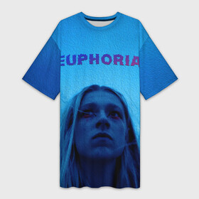 Платье-футболка 3D с принтом Euphoria в Петрозаводске,  |  | euphoria | hunter schafer | jules vaughn | rue bennett | zendaya | джулиус | джулс вон | зендайа | зендая | ру беннет | хантер шафер | эйфория
