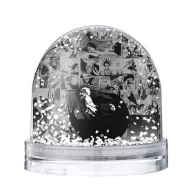 Снежный шар с принтом Bleach в Петрозаводске, Пластик | Изображение внутри шара печатается на глянцевой фотобумаге с двух сторон | bleach | аниме | блич | ичиго куросаки | манга | меч | синигами