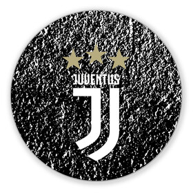 Коврик для мышки круглый с принтом JUVENTUS. в Петрозаводске, резина и полиэстер | круглая форма, изображение наносится на всю лицевую часть | Тематика изображения на принте: fc | football | football club | juventus | sport | итальянский профессиональный футбольный клуб | клуб италии | спорт | уефа | униформа | фирменные цвета | фк | футбол | футбольный клуб | ювентус