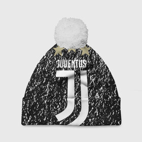 Шапка 3D c помпоном с принтом JUVENTUS. в Петрозаводске, 100% полиэстер | универсальный размер, печать по всей поверхности изделия | fc | football | football club | juventus | sport | итальянский профессиональный футбольный клуб | клуб италии | спорт | уефа | униформа | фирменные цвета | фк | футбол | футбольный клуб | ювентус