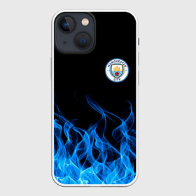 Чехол для iPhone 13 mini с принтом MANCHESTER CITY. в Петрозаводске,  |  | fc | football | football club | manchester city fc | sport | английский футбольный клуб | манчестер | манчестер сити | спорт | спортивный клуб | уефа | униформа | фирменные цвета | фк | футбол | футбольный клуб