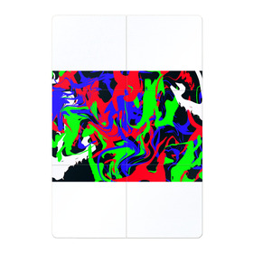Магнитный плакат 2Х3 с принтом Абстрактные краски в Петрозаводске, Полимерный материал с магнитным слоем | 6 деталей размером 9*9 см | Тематика изображения на принте: abstract | art | camo | colorful | digital | fluid | абстракция | арт | камуфляж | краски | цифровой