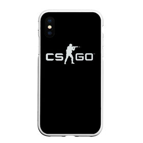 Чехол для iPhone XS Max матовый с принтом Футболка CS:GO в Петрозаводске, Силикон | Область печати: задняя сторона чехла, без боковых панелей | counter strike | cs go | cs:go | кс го