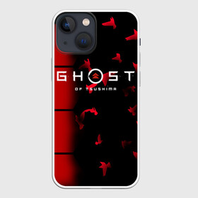 Чехол для iPhone 13 mini с принтом Ghost of Tsushim в Петрозаводске,  |  | ghost of tsushim | бой | монголы | открытый мир | экшен