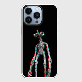 Чехол для iPhone 13 Pro с принтом Siren Head Glitch в Петрозаводске,  |  | glitch | glitch siren head | rgb | siren head | sirena | глитч | глич | ретро | сирейноголовый | сирена | сиреноголовый