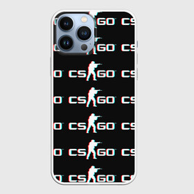 Чехол для iPhone 13 Pro Max с принтом CSGO GLITCH LOGO в Петрозаводске,  |  | Тематика изображения на принте: 1.6 | counter strike | csgo | glitch | logo shuter | trand | контр страйк | стрелялки