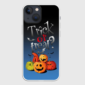 Чехол для iPhone 13 mini с принтом Кошелёк или жизнь в Петрозаводске,  |  | bat | halloween | jaw | pumpkin | smile | летучая мышь | пасть | тыква | улыбка | хэллоуин