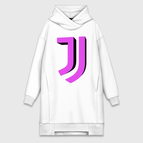 Платье-худи хлопок с принтом Juventus | 3D Logo Fuchsia (2021) в Петрозаводске,  |  | 0x000000123 | juve | juventus | ronaldo | юве | ювентус