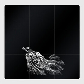 Магнитный плакат 3Х3 с принтом berserk в Петрозаводске, Полимерный материал с магнитным слоем | 9 деталей размером 9*9 см | Тематика изображения на принте: berserk | аниме | берсерк | гатс | манга | черный мечник