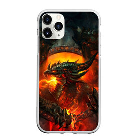 Чехол для iPhone 11 Pro матовый с принтом Огненный Дракон в Петрозаводске, Силикон |  | Тематика изображения на принте: drag | dragon | арт | динамическое | динозавр | дракон | красивое | фантастика