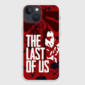 Чехол для iPhone 13 mini с принтом THE LAST OF US в Петрозаводске,  |  | abstract | cicadas | fireflies | naughty dog | the last of us | the last of us part 2 | абстракция | джоэл | надпись | последние из нас | цикады | элли