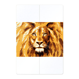 Магнитный плакат 2Х3 с принтом Взгляд льва в Петрозаводске, Полимерный материал с магнитным слоем | 6 деталей размером 9*9 см | арт | грива | деко | жедтая | животные | закат | зверей | золото | кошка | лев | лето | львенок | неоновая | очки | пляж | прайд | разноцветная | солнце | тигр | узоры | царь | яркие