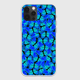Чехол для iPhone 12 Pro Max с принтом Голубые бабочки в Петрозаводске, Силикон |  | angel | butterfly | pattern | summer | wings | ангел | бабочка | бабочки | животные | крылышки | крылья | летающие | летние | магия | махаон | мотылек | насекомые | небесные | неон | неоновые | паттерн | природа