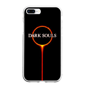 Чехол для iPhone 7Plus/8 Plus матовый с принтом Dark Souls в Петрозаводске, Силикон | Область печати: задняя сторона чехла, без боковых панелей | black sun | bonfire | dark souls | dark souls 3 | dark souls logo | ds 3 | game | souls | sun | you died | дарк соулз | дарк соулс | дарк соулс лого | дс 3 | затмение | игра | солнечное затмение | солнце | темная душа | темные души | черное