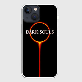Чехол для iPhone 13 mini с принтом Dark Souls в Петрозаводске,  |  | black sun | bonfire | dark souls | dark souls 3 | dark souls logo | ds 3 | game | souls | sun | you died | дарк соулз | дарк соулс | дарк соулс лого | дс 3 | затмение | игра | солнечное затмение | солнце | темная душа | темные души | черное