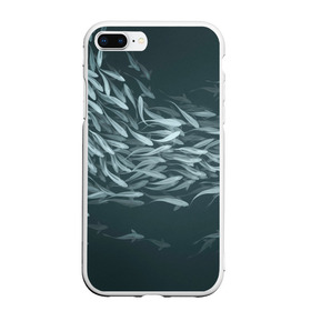 Чехол для iPhone 7Plus/8 Plus матовый с принтом Рыбы в Петрозаводске, Силикон | Область печати: задняя сторона чехла, без боковых панелей | fish | fishing | вода | друг | животные | крючок | лето | море | мужчина | озера | отдых | подарок | природа | рыба | рыбалка | рыбки | улов