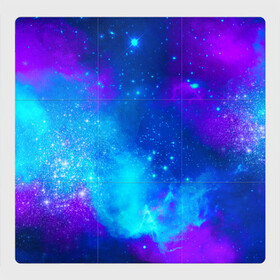 Магнитный плакат 3Х3 с принтом Космос в Петрозаводске, Полимерный материал с магнитным слоем | 9 деталей размером 9*9 см | астроном | бесконечность | вселенная | звезда | звезды | комета | космонавт | космос | море | небо | неон | пальма | планета