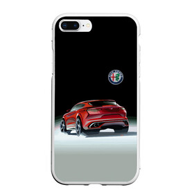 Чехол для iPhone 7Plus/8 Plus матовый с принтом Alfa Romeo в Петрозаводске, Силикон | Область печати: задняя сторона чехла, без боковых панелей | Тематика изображения на принте: alfa romeo | car | italy | motorsport | prestige | автоспорт | альфа ромео | италия | престиж