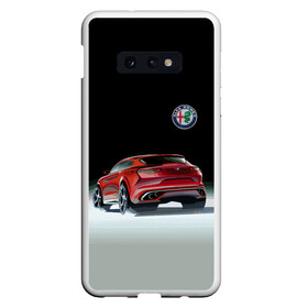 Чехол для Samsung S10E с принтом Alfa Romeo в Петрозаводске, Силикон | Область печати: задняя сторона чехла, без боковых панелей | alfa romeo | car | italy | motorsport | prestige | автоспорт | альфа ромео | италия | престиж