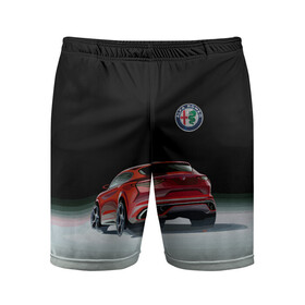 Мужские шорты спортивные с принтом Alfa Romeo в Петрозаводске,  |  | alfa romeo | car | italy | motorsport | prestige | автоспорт | альфа ромео | италия | престиж