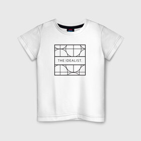 Детская футболка хлопок с принтом Idealist в Петрозаводске, 100% хлопок | круглый вырез горловины, полуприлегающий силуэт, длина до линии бедер | cmyk | design | designer | illustrator | photoshop | rgb | дезигнер | дизайн | дизанер | ргб
