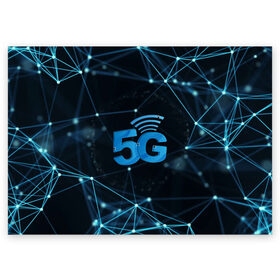 Поздравительная открытка с принтом 5G Network в Петрозаводске, 100% бумага | плотность бумаги 280 г/м2, матовая, на обратной стороне линовка и место для марки
 | 4g | 5g | 5g картинки | 5g мемы | 5g рисунок | internet | network | print | speed | плакат | пнг | постер | против 5g