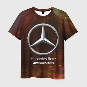 Мужская футболка 3D с принтом MERCEDES / МЕРСЕДЕС в Петрозаводске, 100% полиэфир | прямой крой, круглый вырез горловины, длина до линии бедер | amg | auto | bens | benz | logo | merc | mercedes | mercedes benz | mersedes | moto | star | vthctltc | авто | амг | бенц | звезда | класс | лого | логотип | мерин | мерс | мерседес | мерседес бенц | мото | символ | символы | ьуксувуы