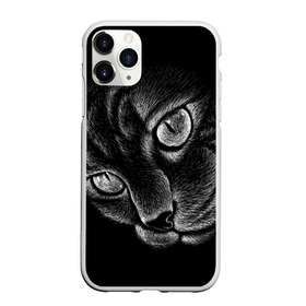Чехол для iPhone 11 Pro матовый с принтом Волшебный кот в Петрозаводске, Силикон |  | Тематика изображения на принте: black | cat | eyes | kitten | kitty | pussy | pussycat | взгляд | глаз | глаза | кот | кота | котенок | коты | котят | котята | котячьи | кошачьи | кошка | кошки | мордочка | нос | носик | с котом | усатый | усики | усища | усищи | че