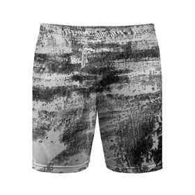Мужские шорты спортивные с принтом Black only в Петрозаводске,  |  | белый | паттерн | серый | стена | текстура | уголь | черный | штрихи | штукатурка