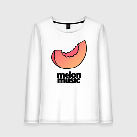 Женский лонгслив хлопок с принтом MELON MUSIC в Петрозаводске, 100% хлопок |  | mayot | melon | music | seemee | yungway | вэй | дыни | майот | мелон | мьюзик | сими | янг | янгвэй