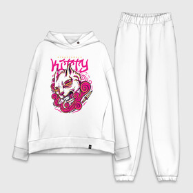 Женский костюм хлопок Oversize с принтом Bad Kitty в Петрозаводске,  |  | bad | casual | cat | cats | kitten | kitty | pussy | pussycat | style | trend | trendy | urban | в трендах | городской | граффити | кот | котенок | кошка | на стиле | нож | опасная | с ножем | с ножом | стиль | тренд | тренды | уличн