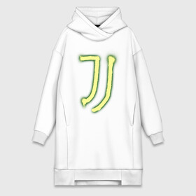 Платье-худи хлопок с принтом Juventus | Spray logo (2021) в Петрозаводске,  |  | 0x000000123 | juve | juventus | ronaldo | юве | ювентус