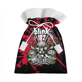 Подарочный 3D мешок с принтом Blink 182 в Петрозаводске, 100% полиэстер | Размер: 29*39 см | i miss you | mark hoppus | the rock show | travis barker | vevo | марк аллан хоппус | панк | рок | том делонг
