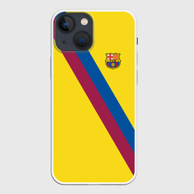 Чехол для iPhone 13 mini с принтом BARCELONA в Петрозаводске,  |  | barcelona | champions | fc | fc barcelona 20 21 | fcb | football club | league | lionel | messi | spain | sport | барселона | испания | лига | лионель | месси | спортивные | униформа | фирменые цвета | фк | футбольный клуб | чемпионов