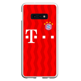 Чехол для Samsung S10E с принтом FC Bayern Munchen в Петрозаводске, Силикон | Область печати: задняя сторона чехла, без боковых панелей | Тематика изображения на принте: bayern | bayern munchen | champions league | fc bayern munchen | germany | munchen | бавария | германия | левандовски | лига чемпионов | мюнхен | рибери | роббен