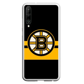 Чехол для Honor P30 с принтом BOSTON BRUINS NHL в Петрозаводске, Силикон | Область печати: задняя сторона чехла, без боковых панелей | black | boston | bruins | hockey | ice | logo | nhl | sport | usa | бостон | брюинз | логотип | нхл | спорт | хоккей