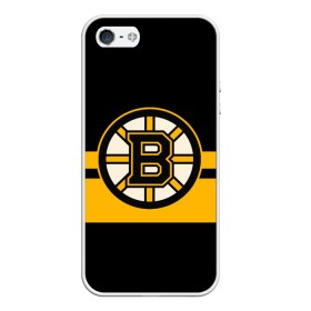 Чехол для iPhone 5/5S матовый с принтом BOSTON BRUINS NHL в Петрозаводске, Силикон | Область печати: задняя сторона чехла, без боковых панелей | Тематика изображения на принте: black | boston | bruins | hockey | ice | logo | nhl | sport | usa | бостон | брюинз | логотип | нхл | спорт | хоккей