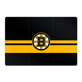 Магнитный плакат 3Х2 с принтом BOSTON BRUINS NHL в Петрозаводске, Полимерный материал с магнитным слоем | 6 деталей размером 9*9 см | black | boston | bruins | hockey | ice | logo | nhl | sport | usa | бостон | брюинз | логотип | нхл | спорт | хоккей