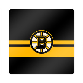 Магнит виниловый Квадрат с принтом BOSTON BRUINS NHL в Петрозаводске, полимерный материал с магнитным слоем | размер 9*9 см, закругленные углы | black | boston | bruins | hockey | ice | logo | nhl | sport | usa | бостон | брюинз | логотип | нхл | спорт | хоккей