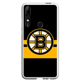 Чехол для Honor P Smart Z с принтом BOSTON BRUINS NHL в Петрозаводске, Силикон | Область печати: задняя сторона чехла, без боковых панелей | black | boston | bruins | hockey | ice | logo | nhl | sport | usa | бостон | брюинз | логотип | нхл | спорт | хоккей