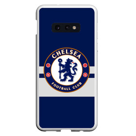 Чехол для Samsung S10E с принтом FC CHELSEA в Петрозаводске, Силикон | Область печати: задняя сторона чехла, без боковых панелей | Тематика изображения на принте: chelsea | england | football | london | sport | абрамович | логотип | лондон | спорт | футбол | челси