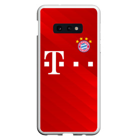 Чехол для Samsung S10E с принтом FC Bayern Munchen в Петрозаводске, Силикон | Область печати: задняя сторона чехла, без боковых панелей | Тематика изображения на принте: bayern | bayern munchen | champions league | fc bayern munchen | germany | munchen | бавария | германия | левандовски | лига чемпионов | мюнхен | рибери | роббен