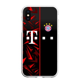 Чехол для iPhone XS Max матовый с принтом FC Bayern Munchen Форма в Петрозаводске, Силикон | Область печати: задняя сторона чехла, без боковых панелей | bayern | bayern munchen | champions league | fc bayern munchen | germany | munchen | бавария | германия | левандовски | лига чемпионов | мюнхен | рибери | роббен