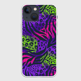 Чехол для iPhone 13 mini с принтом Африканский дух в Петрозаводске,  |  | africa | african | animal | animals | colorful | feather | feathers | leopard | lion | palms | pantera | spirit | tiger | zebra | африка | африканская | дух | духи | животные | зебра | краска | лев | леопард | пальмы | пантера | перья | пятн